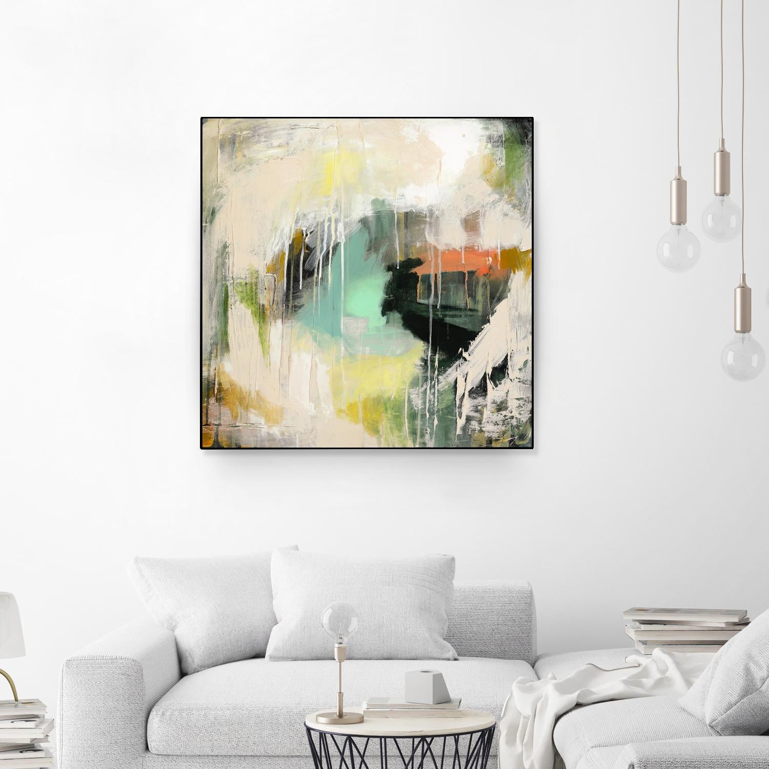 Tunnel Vision 1 by Brenna Harvey on GIANT ART - red abstract