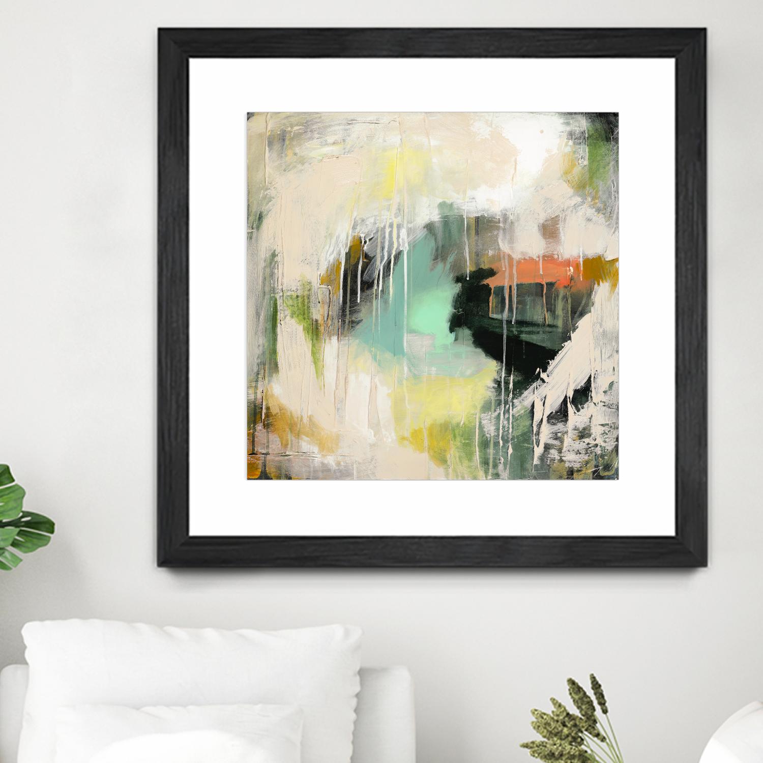 Tunnel Vision 1 by Brenna Harvey on GIANT ART - red abstract