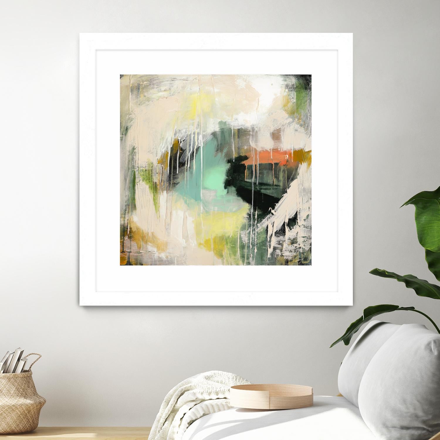 Tunnel Vision 1 by Brenna Harvey on GIANT ART - red abstract