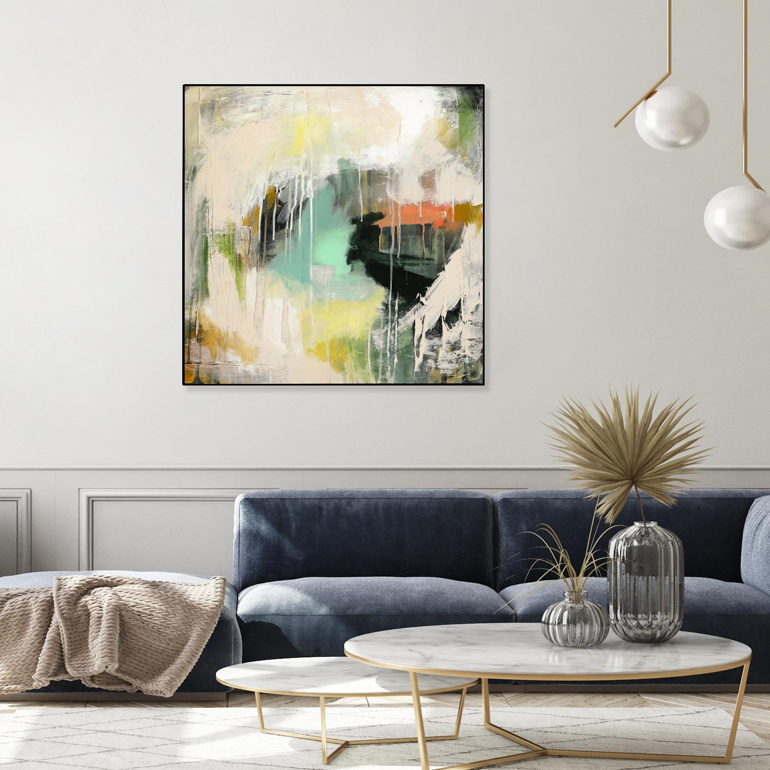 Tunnel Vision 1 by Brenna Harvey on GIANT ART - red abstract