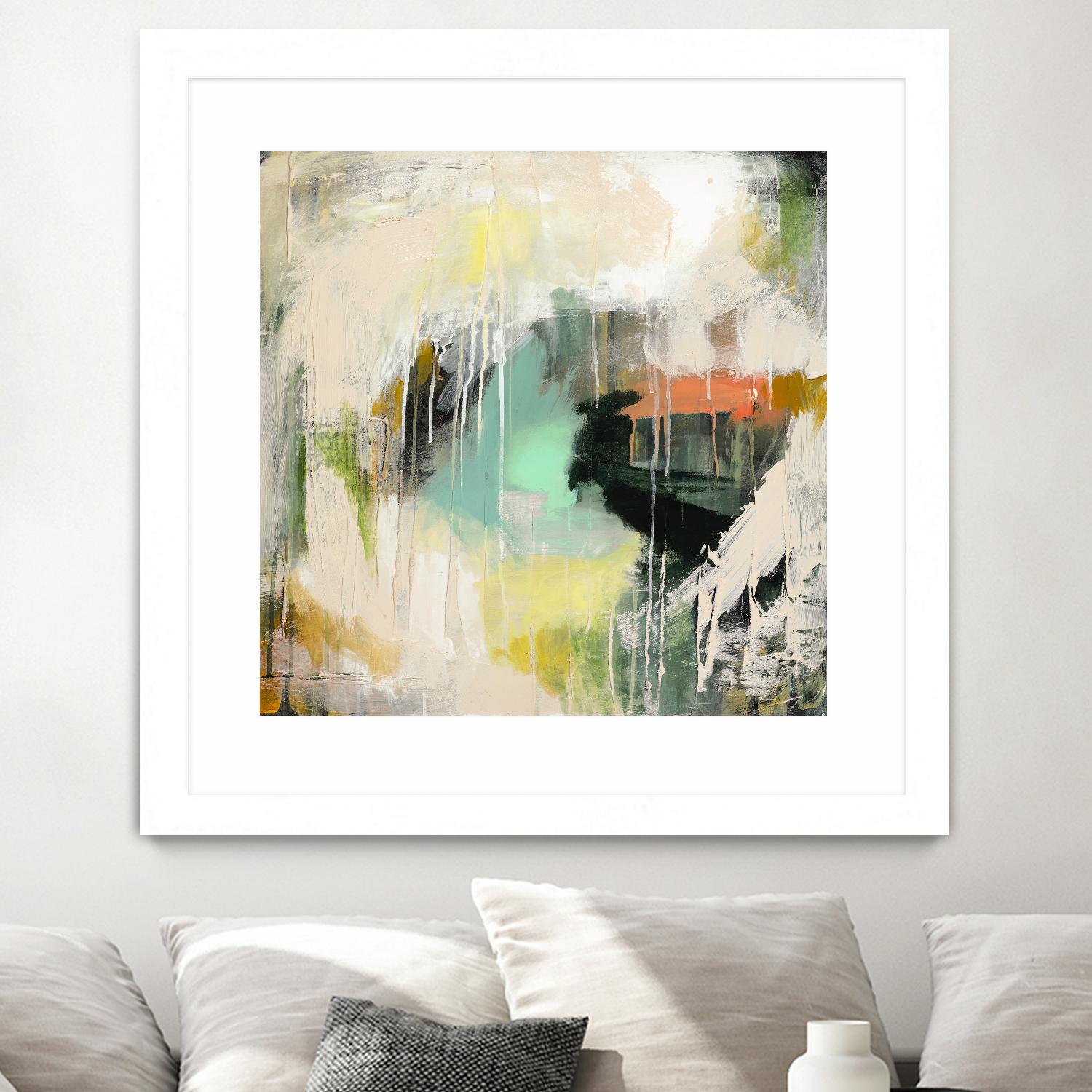 Tunnel Vision 1 by Brenna Harvey on GIANT ART - red abstract