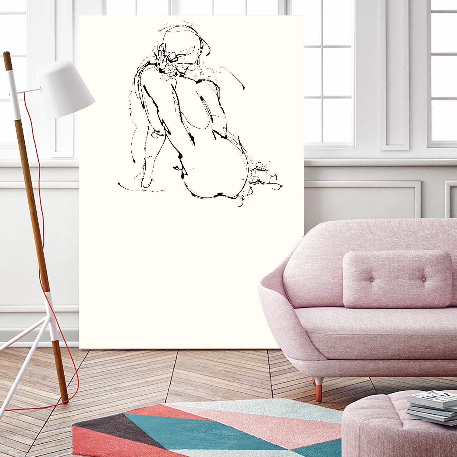 Contour Figure 4 by Stefano Altamura on GIANT ART - black men and women