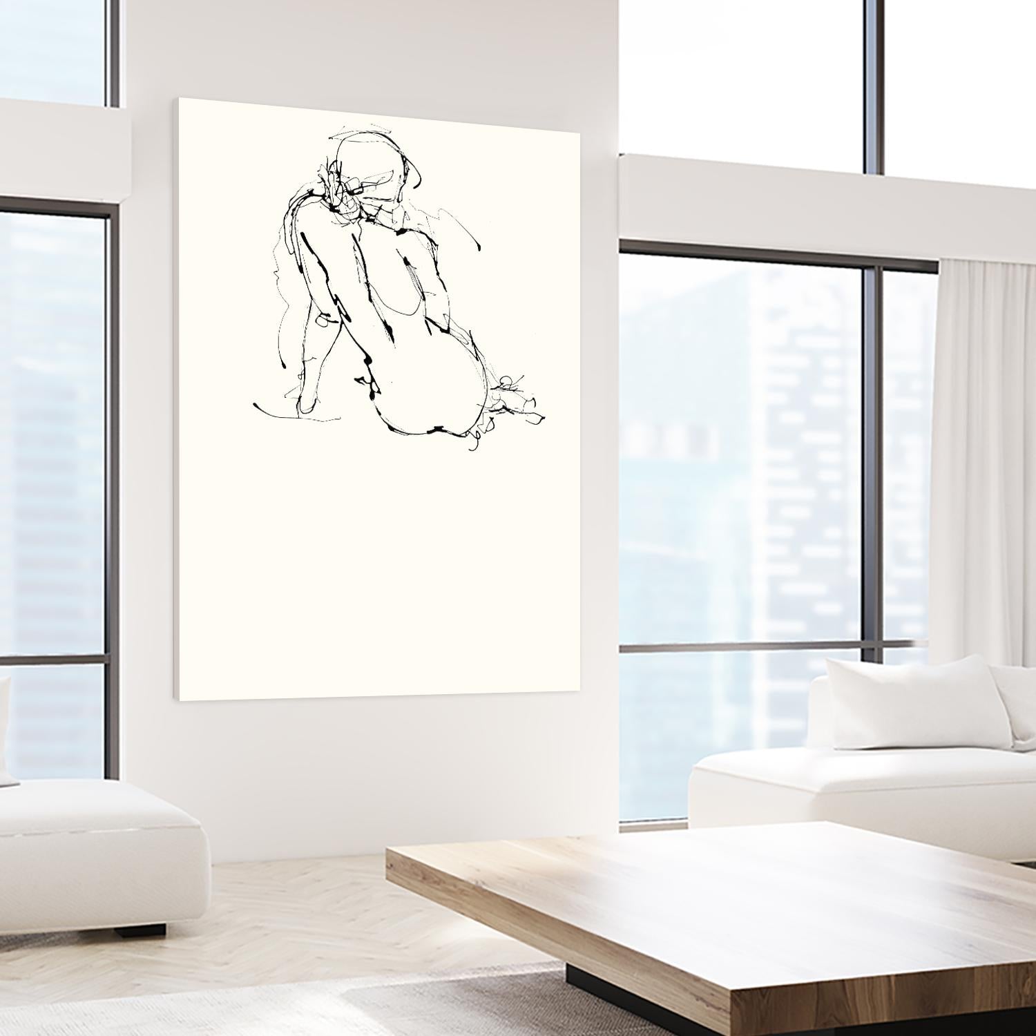 Contour Figure 4 by Stefano Altamura on GIANT ART - black men and women