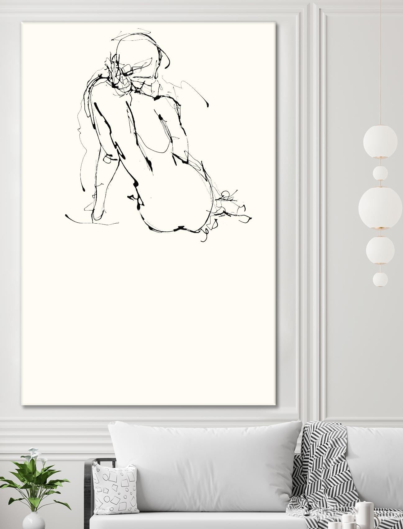 Contour Figure 4 by Stefano Altamura on GIANT ART - black men and women