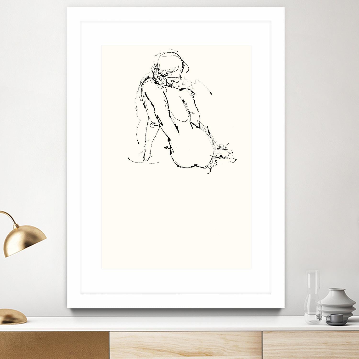 Contour Figure 4 by Stefano Altamura on GIANT ART - black men and women