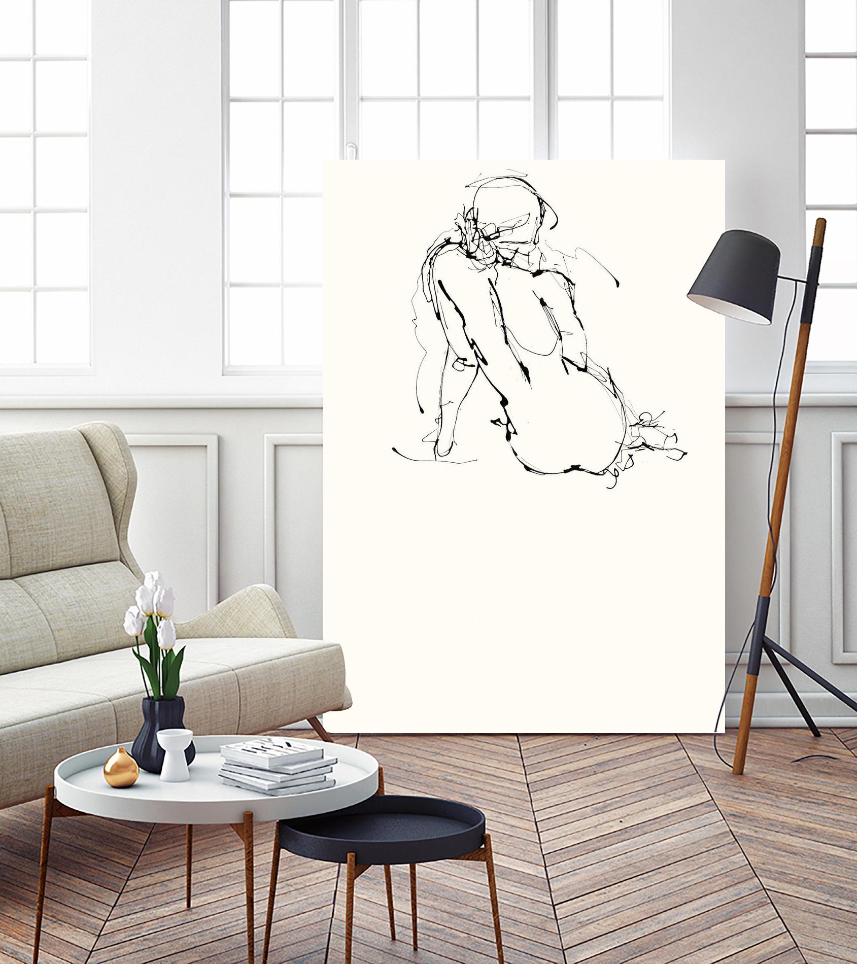 Contour Figure 4 by Stefano Altamura on GIANT ART - black men and women