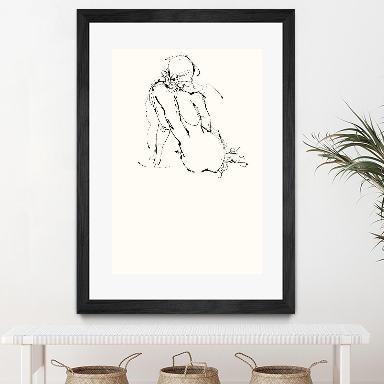 Contour Figure 4 by Stefano Altamura on GIANT ART - black men and women