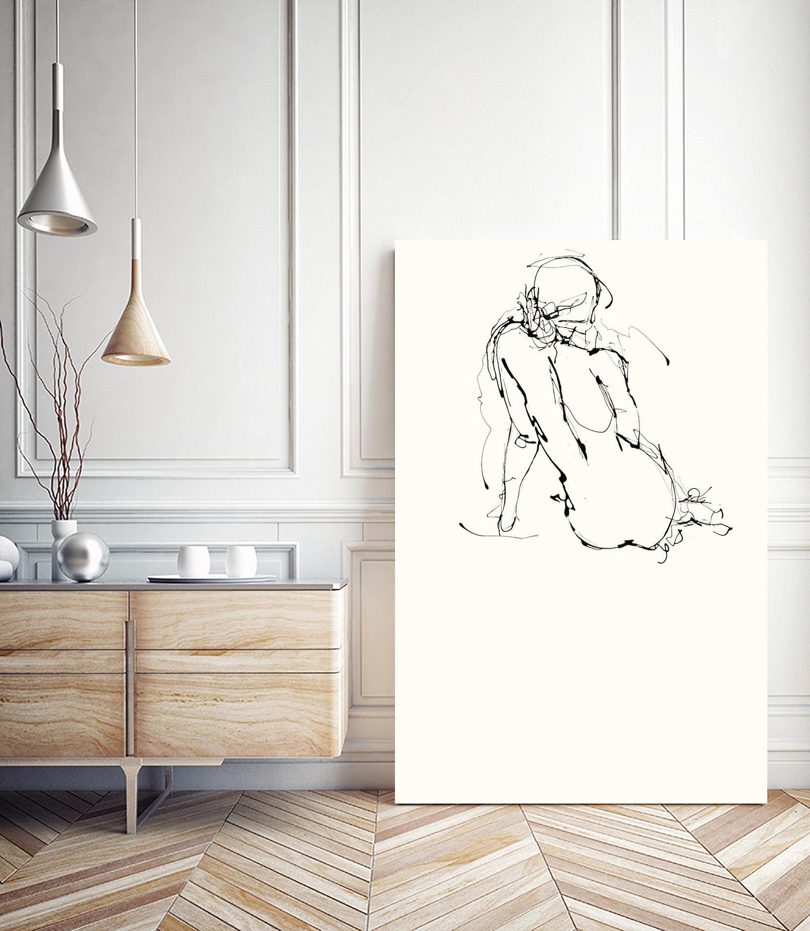 Contour Figure 4 by Stefano Altamura on GIANT ART - black men and women