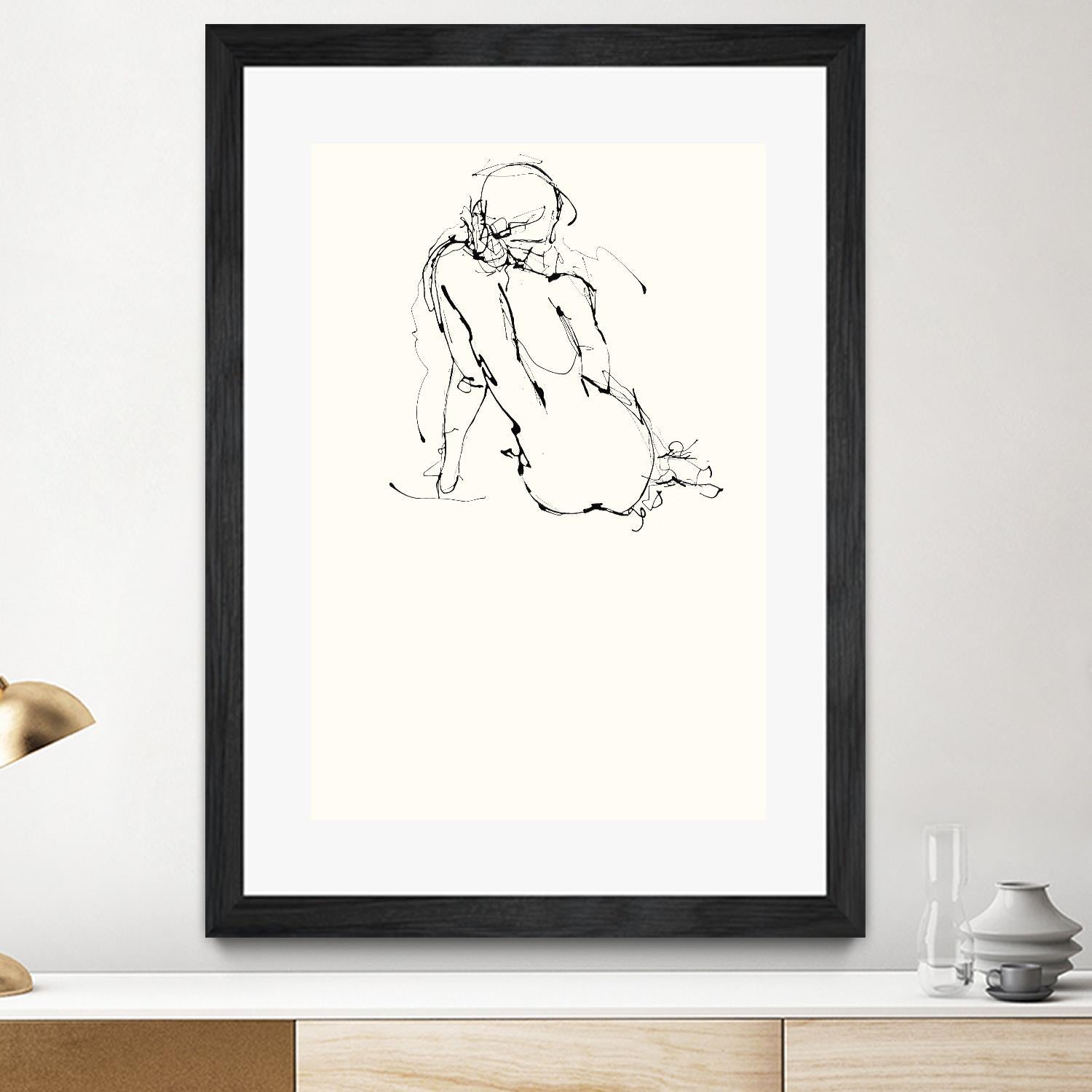 Contour Figure 4 by Stefano Altamura on GIANT ART - black men and women