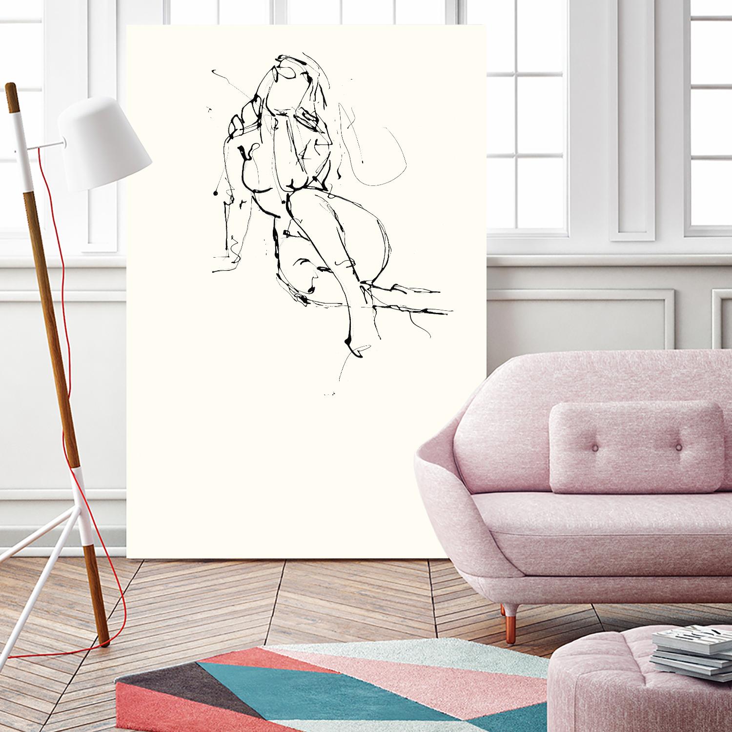 Contour Figure 9 by Stefano Altamura on GIANT ART - black men and women