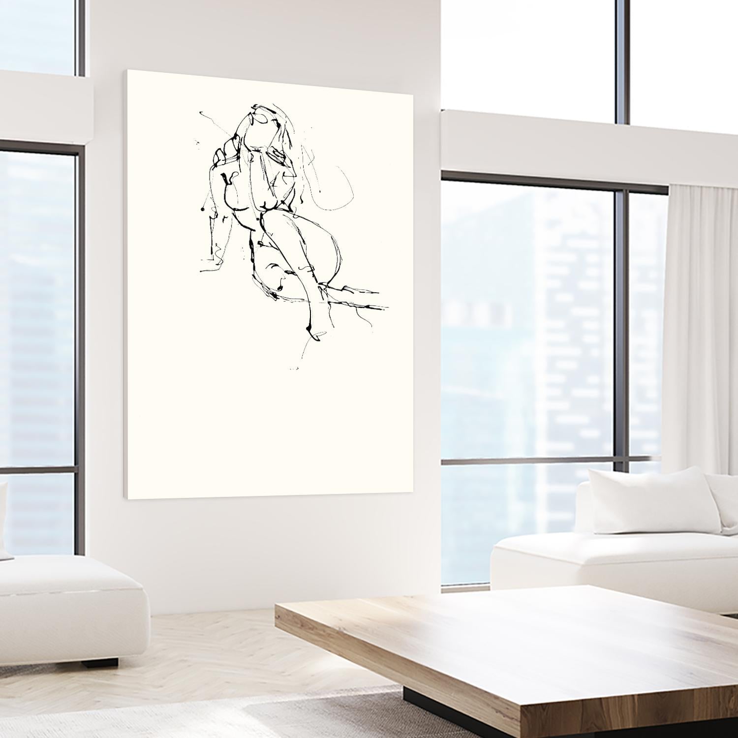 Contour Figure 9 by Stefano Altamura on GIANT ART - black men and women