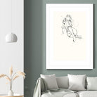 Contour Figure 9 by Stefano Altamura on GIANT ART - white black & white corps nu