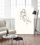 Contour Figure 9 by Stefano Altamura on GIANT ART - white black & white corps nu