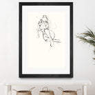 Contour Figure 9 by Stefano Altamura on GIANT ART - white black & white corps nu