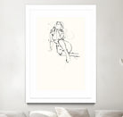 Contour Figure 9 by Stefano Altamura on GIANT ART - white black & white corps nu