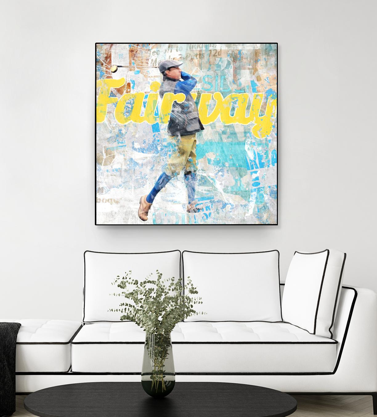 Fairway by THE Studio on GIANT ART - white vintage