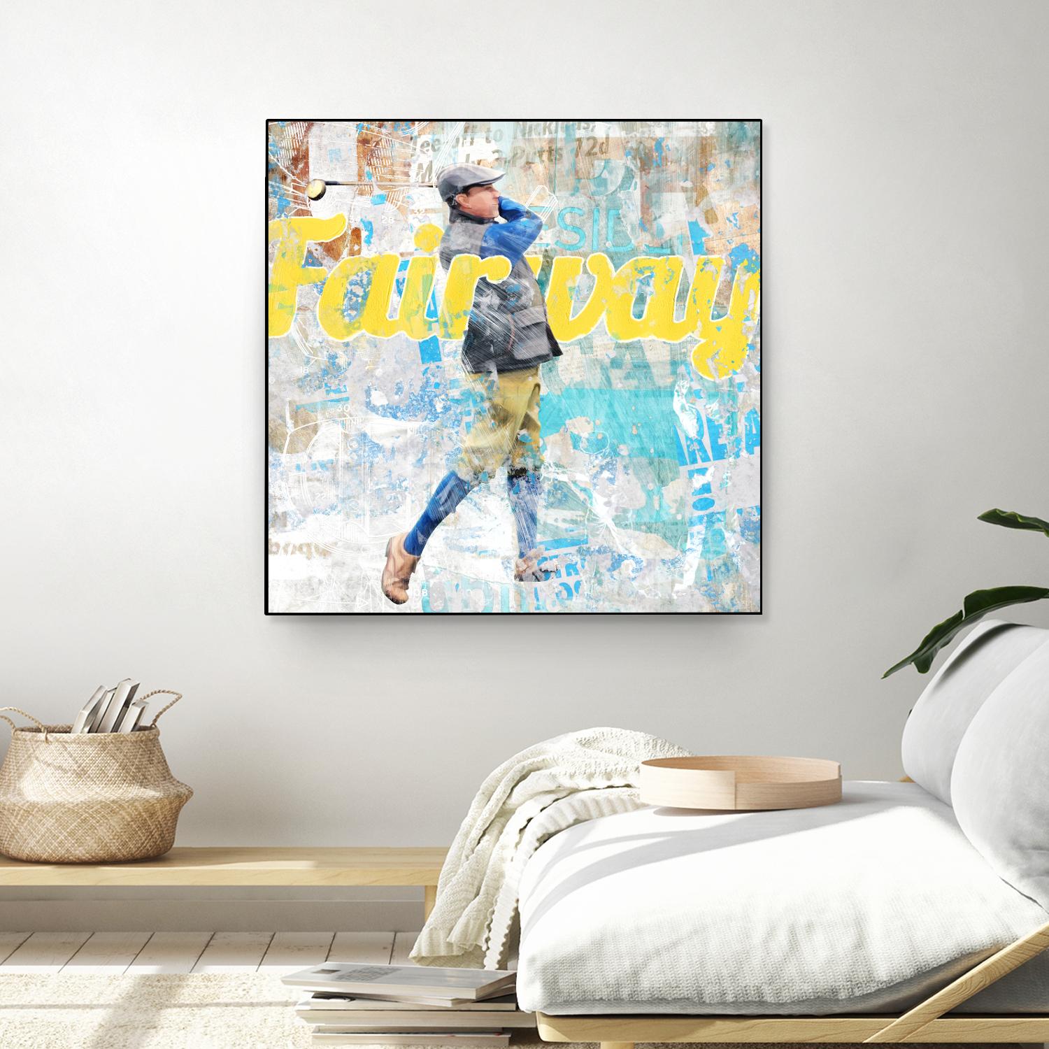 Fairway by THE Studio on GIANT ART - white vintage