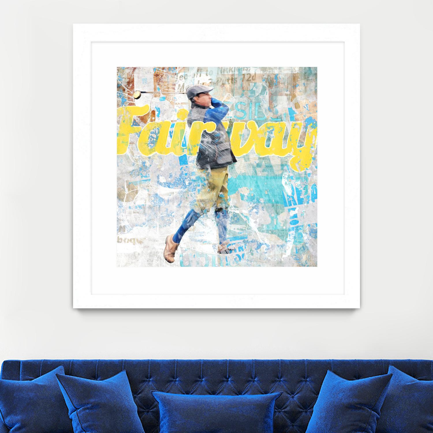 Fairway by THE Studio on GIANT ART - white vintage