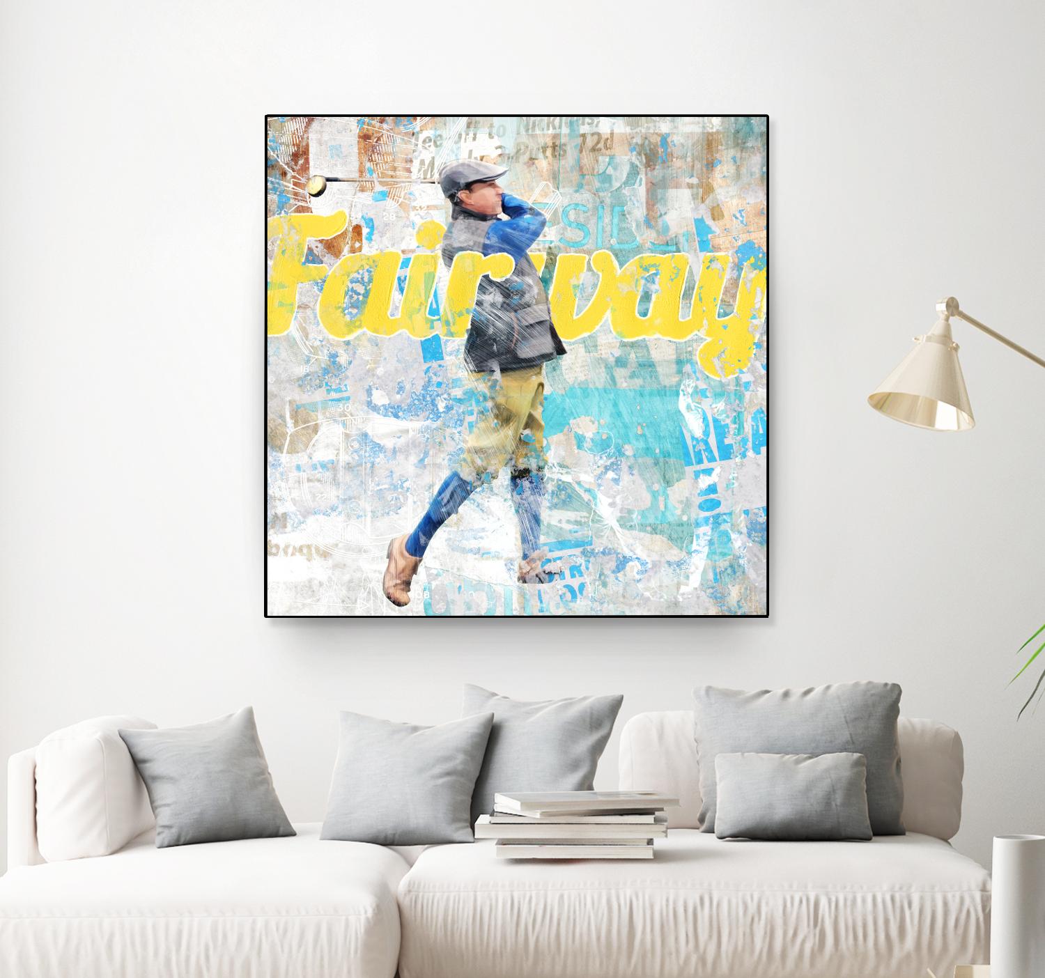 Fairway by THE Studio on GIANT ART - white vintage