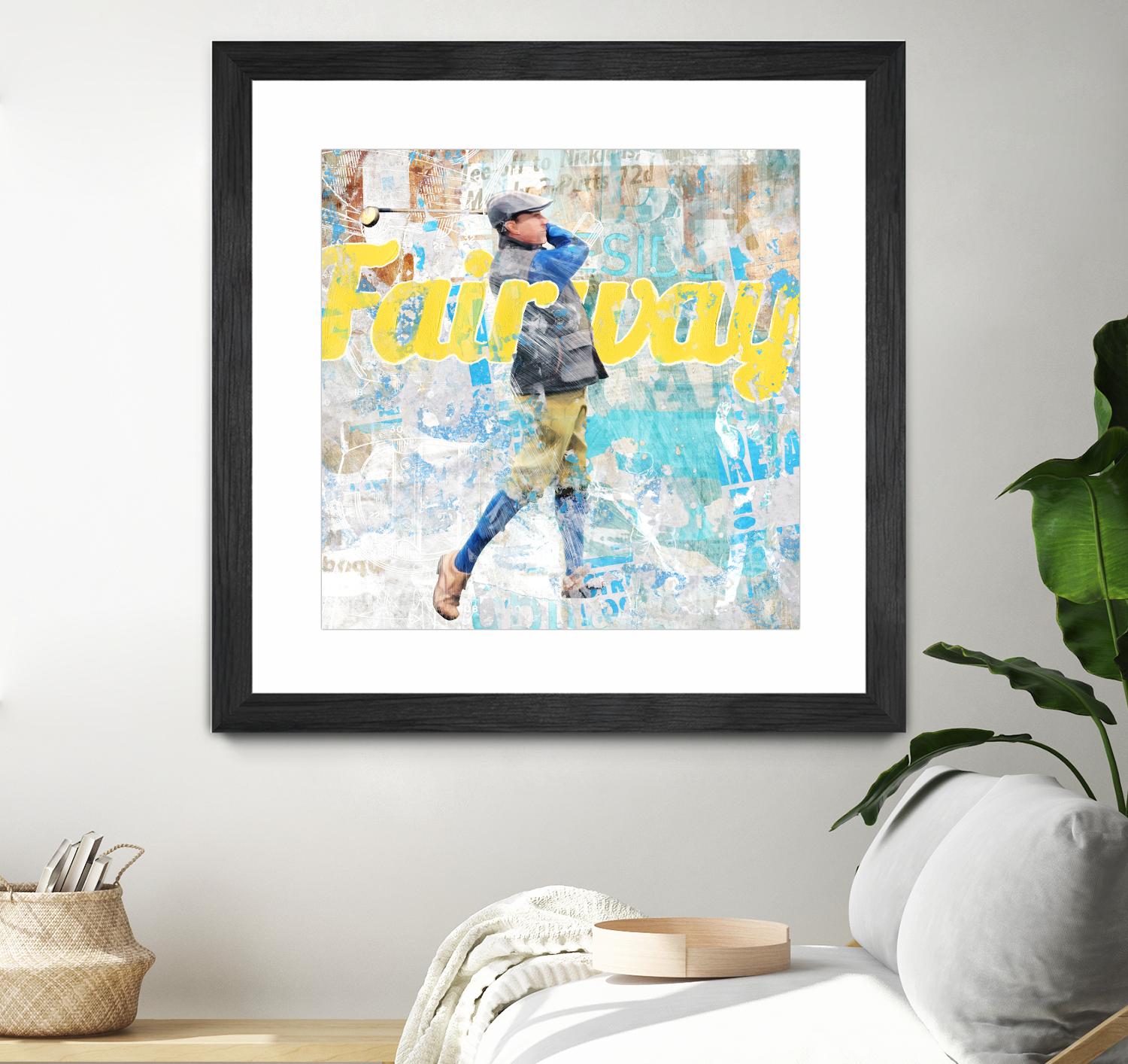 Fairway by THE Studio on GIANT ART - white vintage