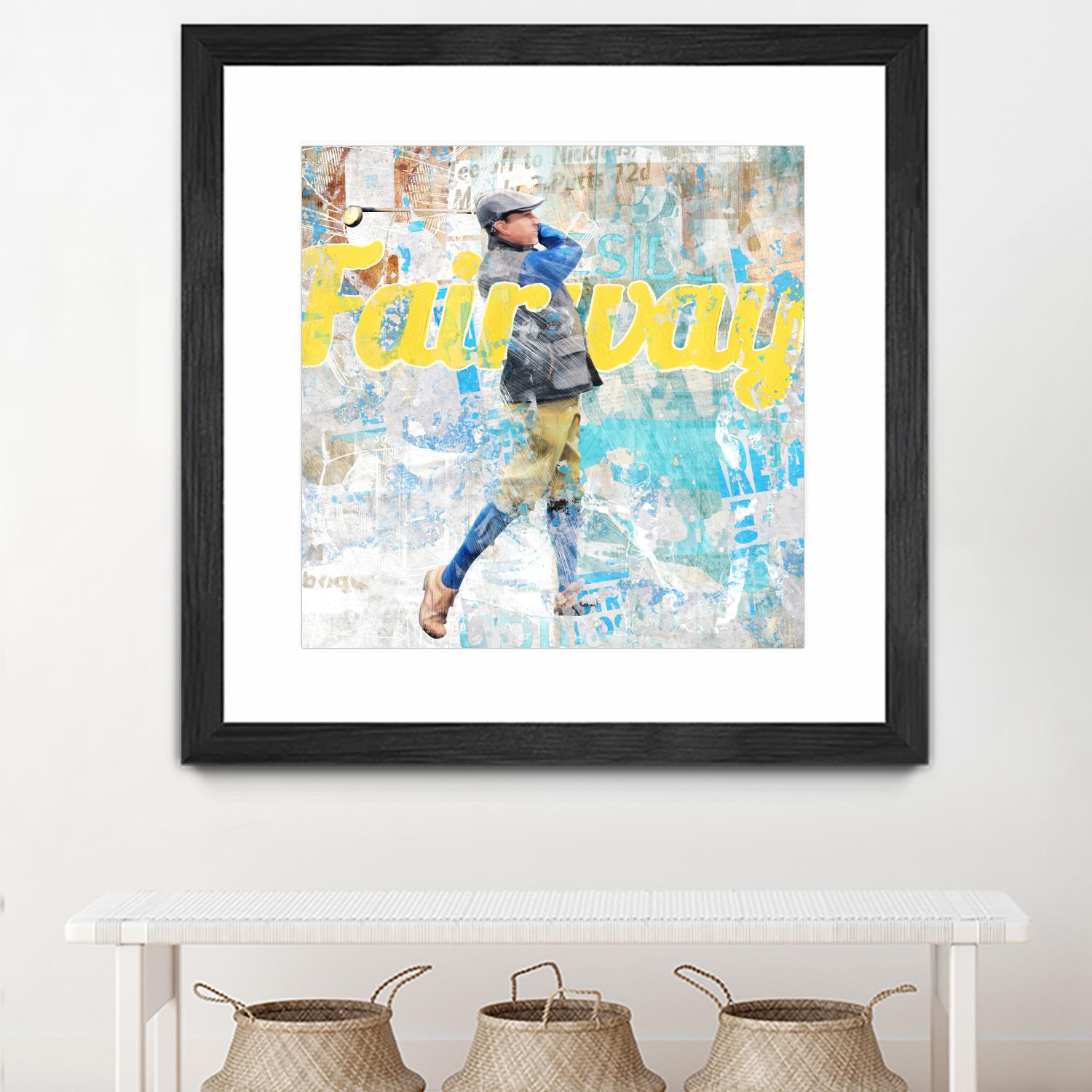 Fairway by THE Studio on GIANT ART - white vintage