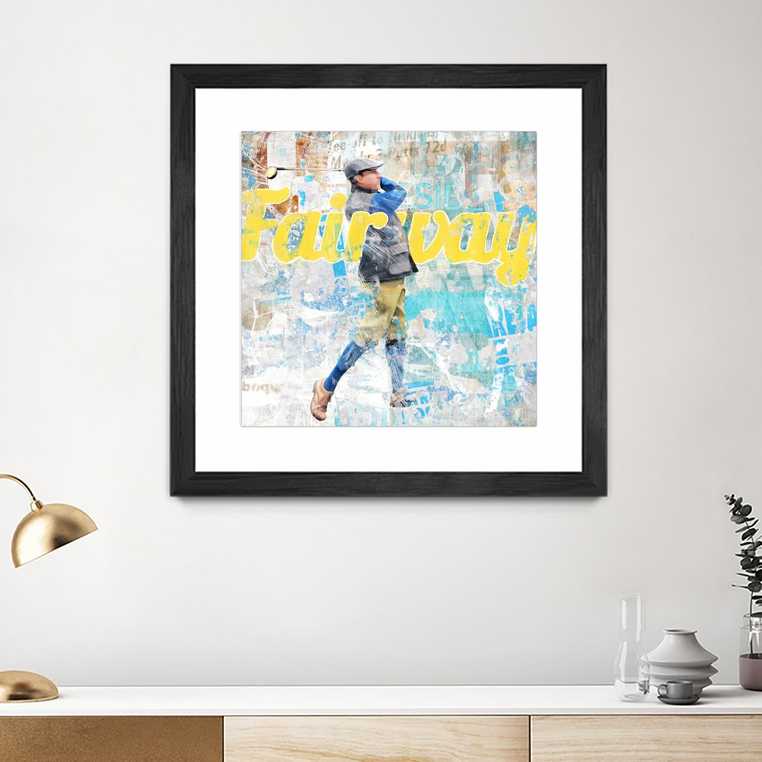 Fairway by THE Studio on GIANT ART - white vintage