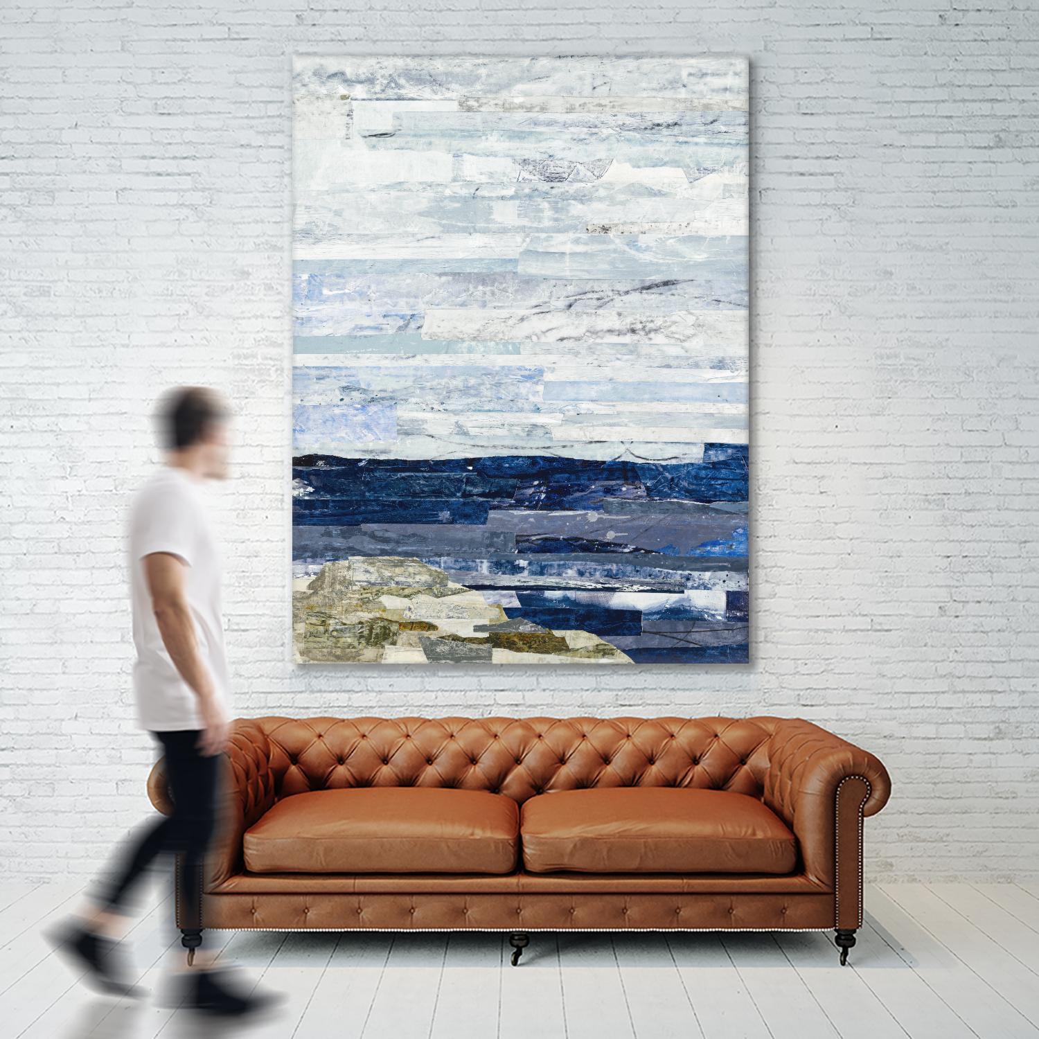 Linear Progression 1 by Kyle Goderwis on GIANT ART - grey abstract