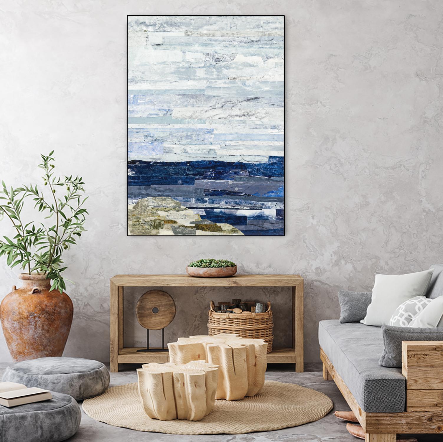 Linear Progression 1 by Kyle Goderwis on GIANT ART - grey abstract