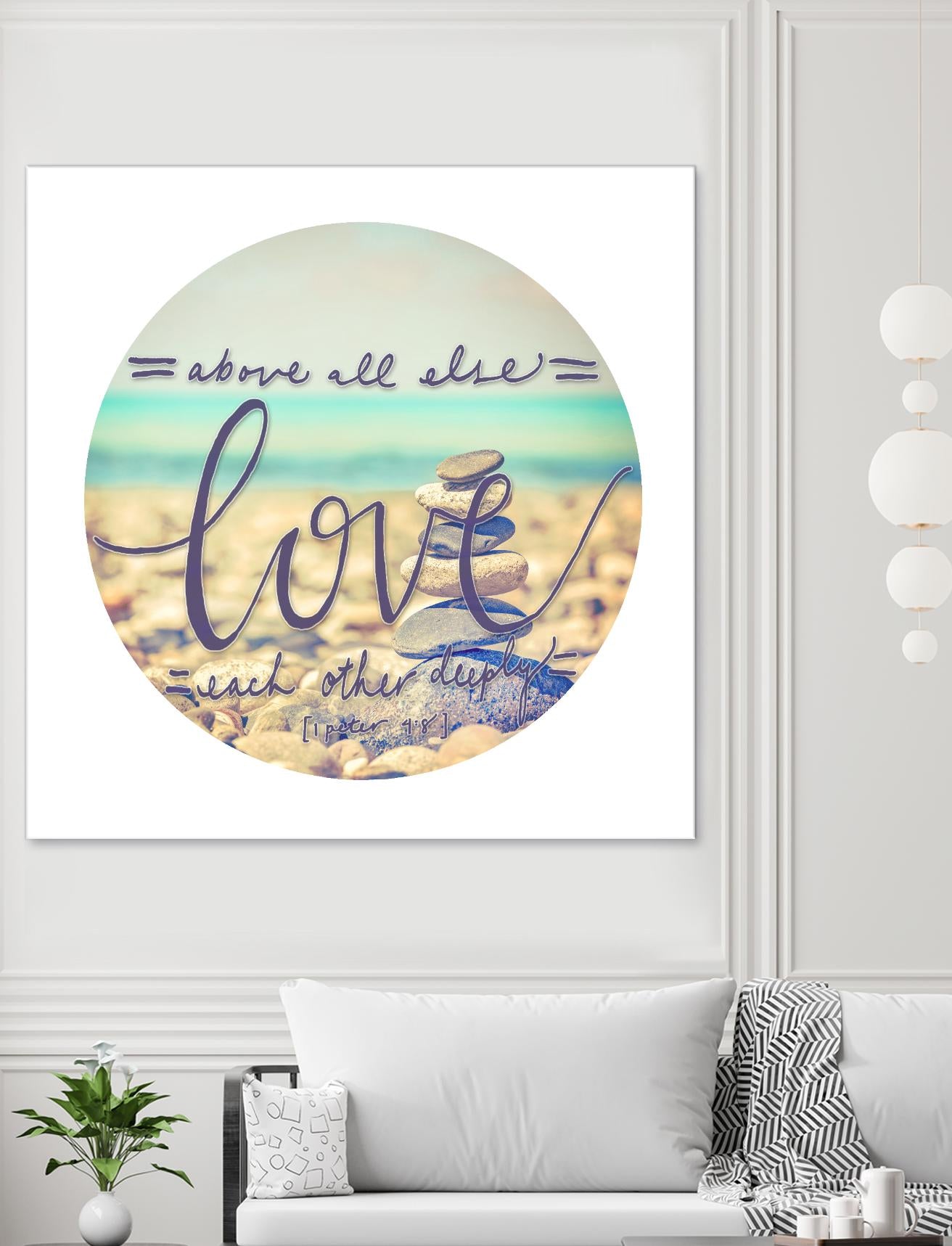 Love Each Other Deeply by THE Studio on GIANT ART - brown photo art