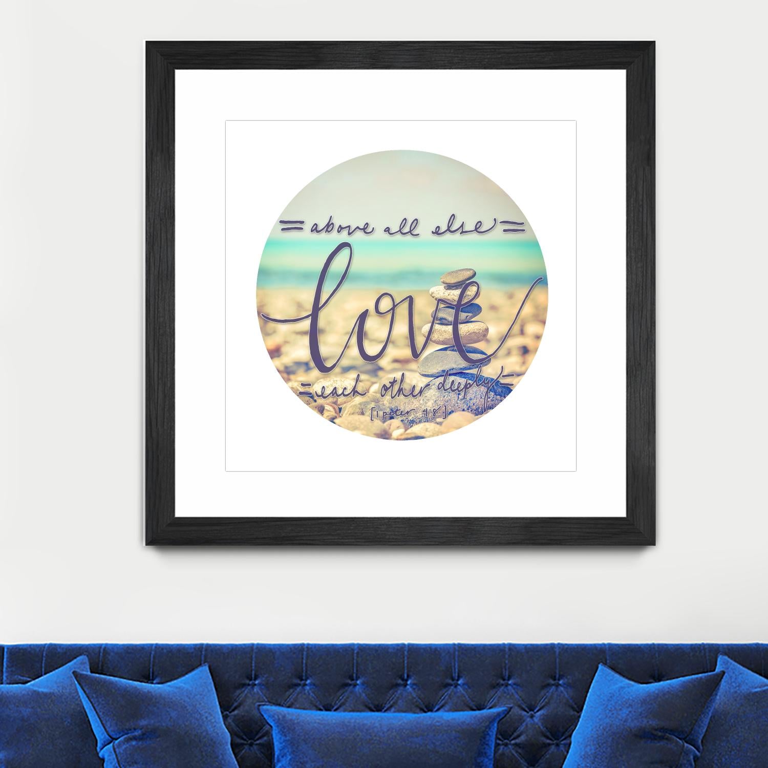 Love Each Other Deeply by THE Studio on GIANT ART - brown photo art