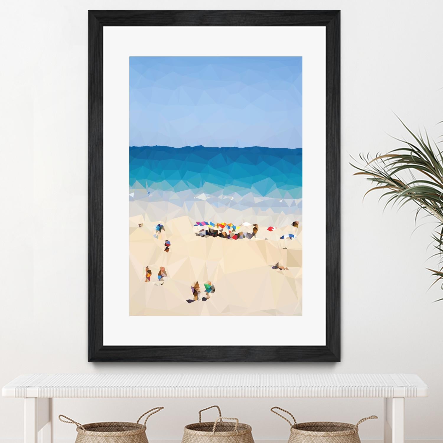 Beach Fragments E by THE Studio on GIANT ART - beige costal beach