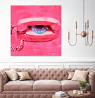 Hello 1 by PC Ngo on GIANT ART - blue contemporary