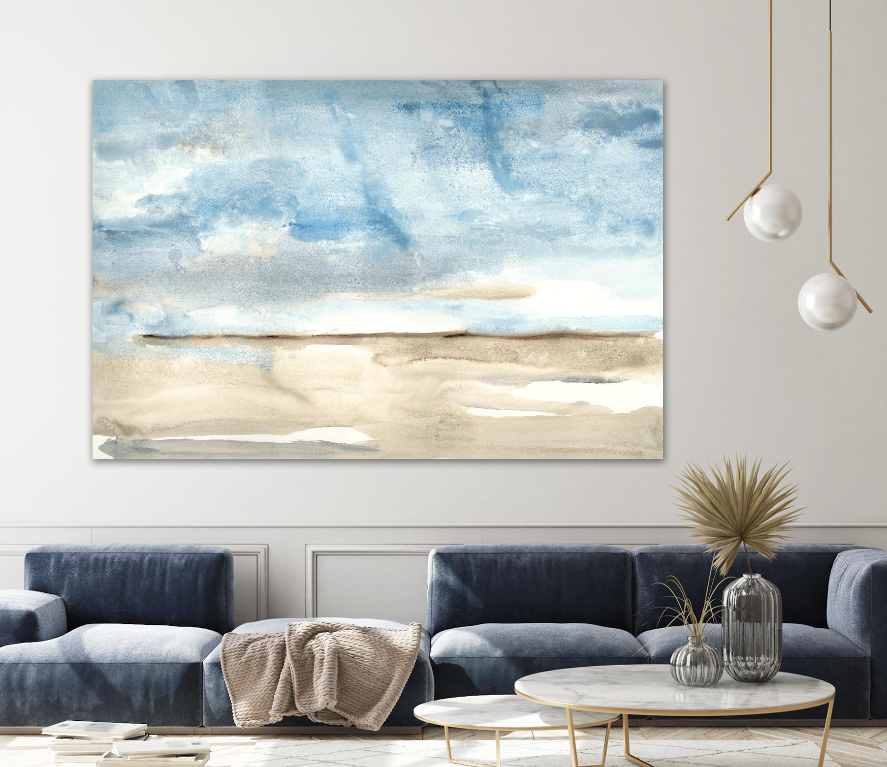 Landscape Watercolor 1 by Natasha Marie on GIANT ART - green abstract