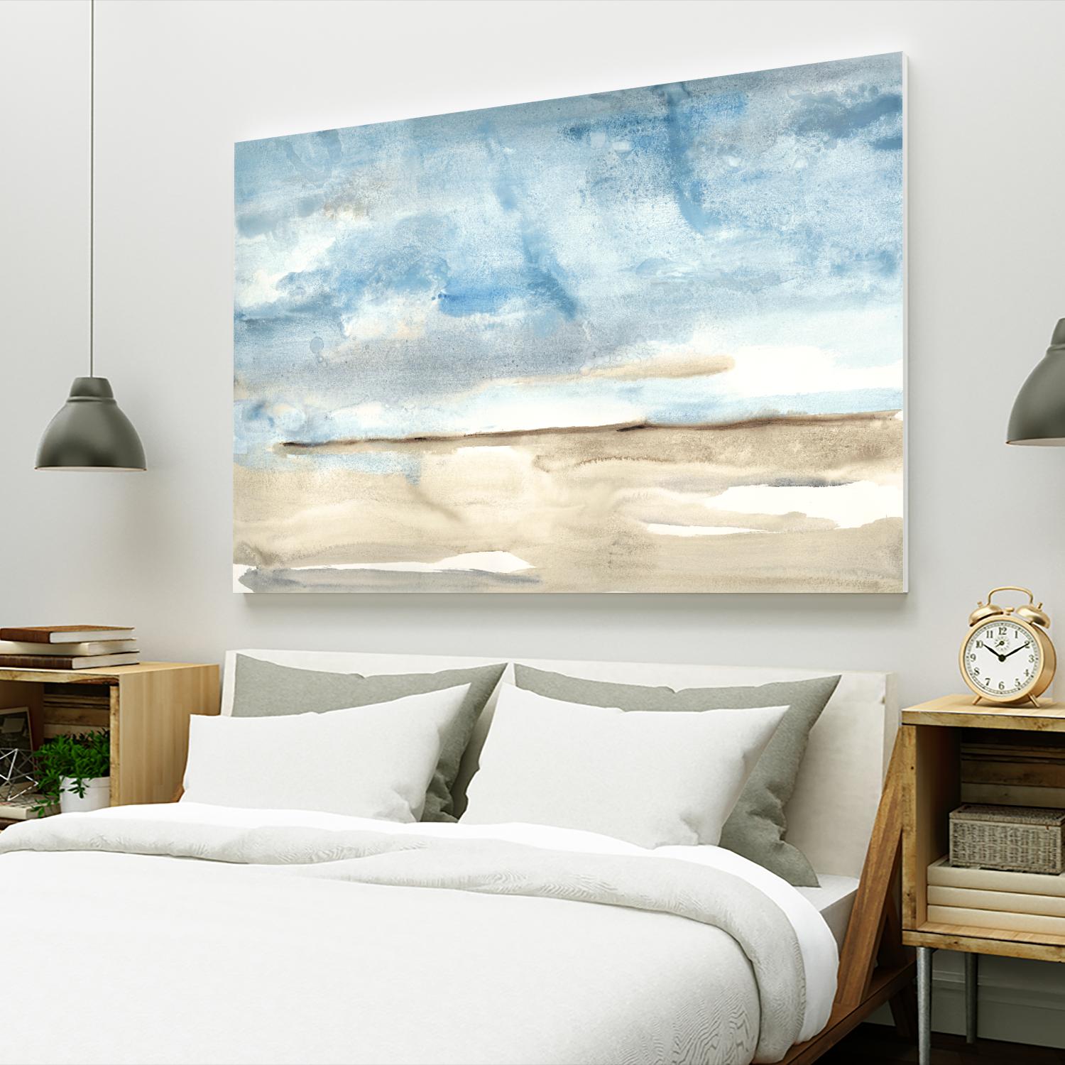 Landscape Watercolor 1 by Natasha Marie on GIANT ART - green abstract