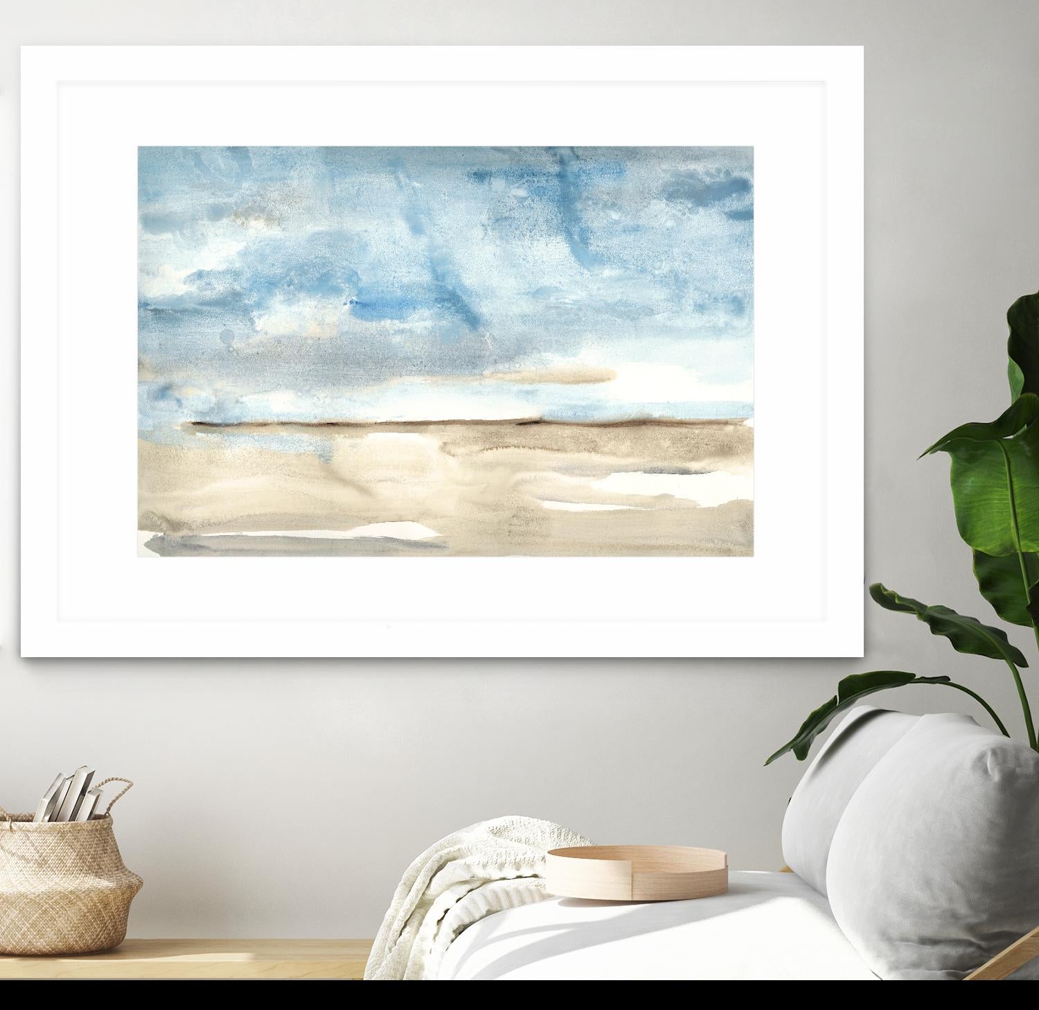 Landscape Watercolor 1 by Natasha Marie on GIANT ART - green abstract