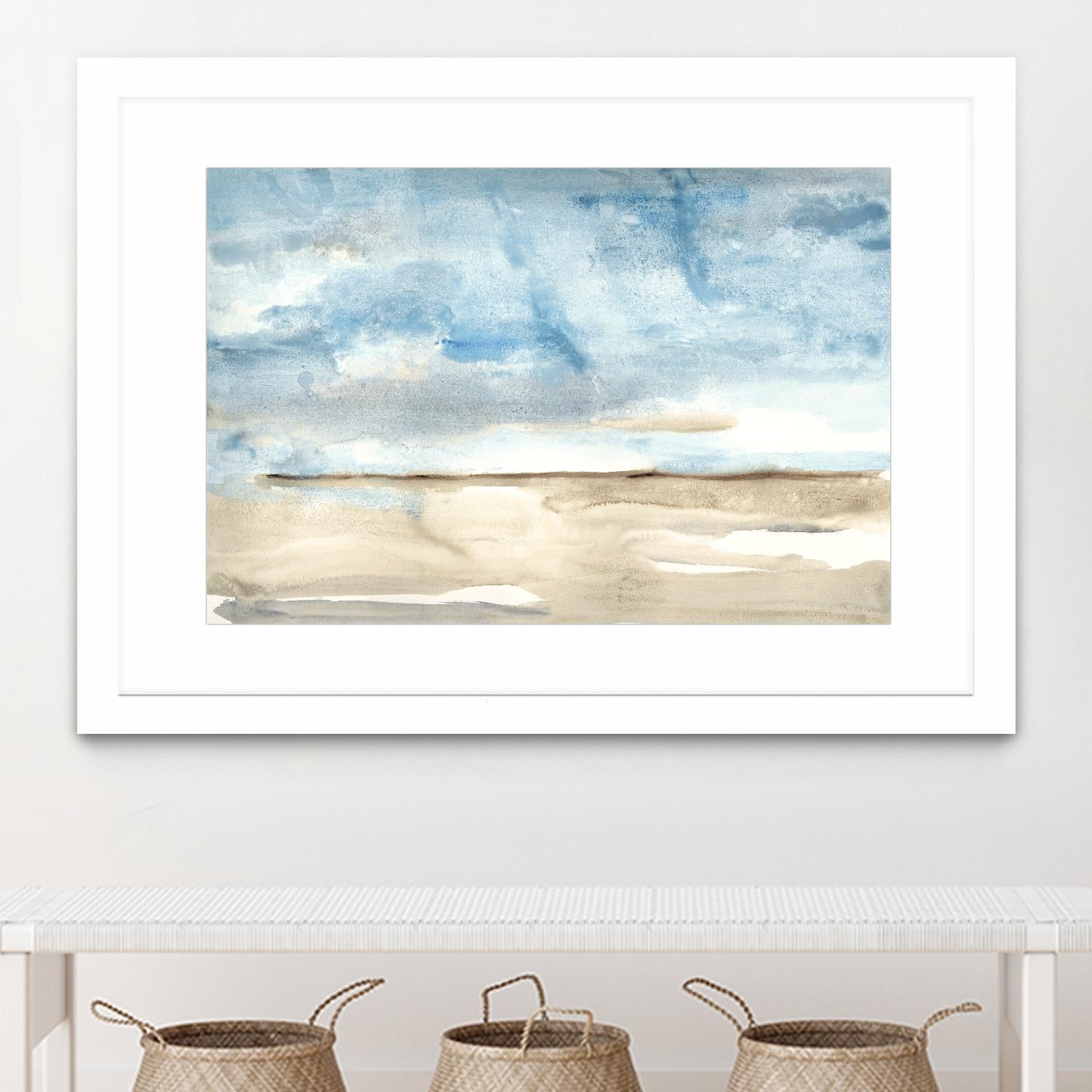 Landscape Watercolor 1 by Natasha Marie on GIANT ART - green abstract