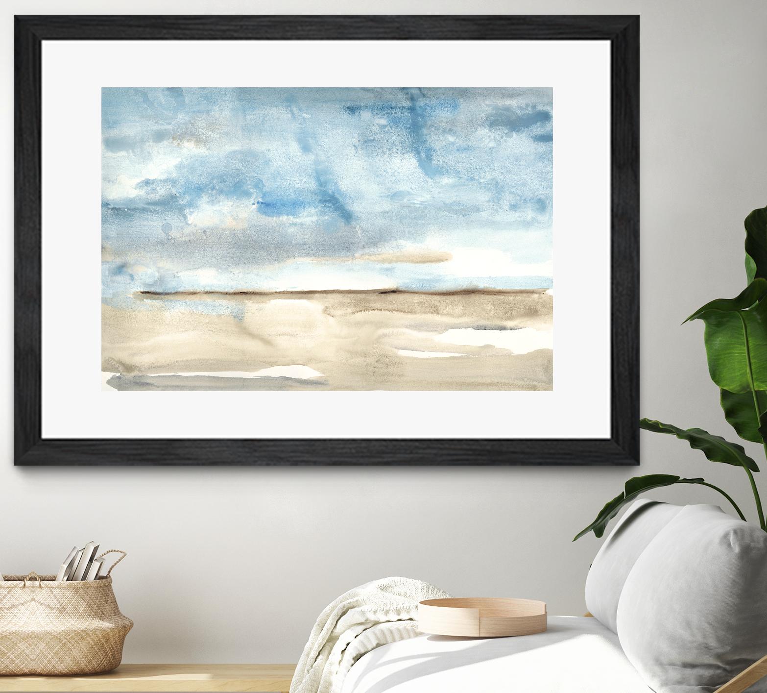 Landscape Watercolor 1 by Natasha Marie on GIANT ART - green abstract