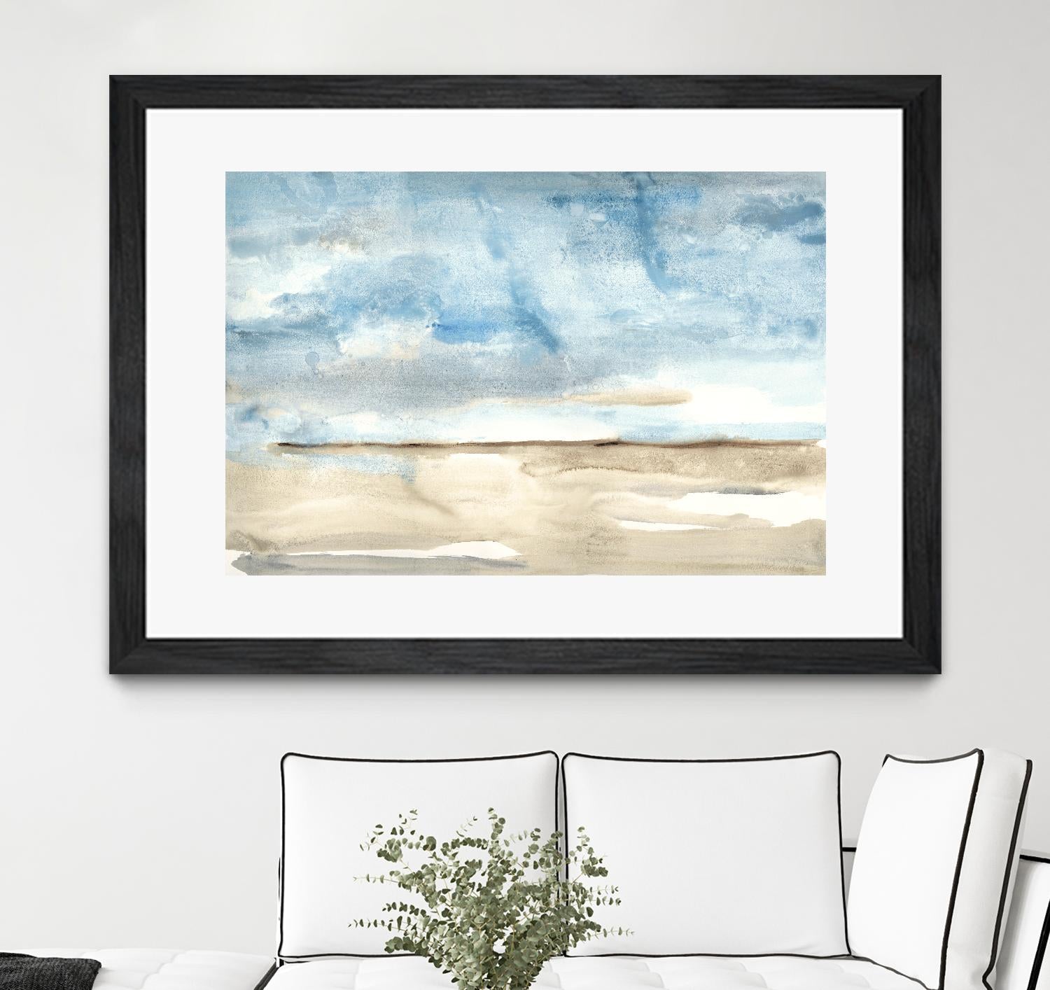 Landscape Watercolor 1 by Natasha Marie on GIANT ART - green abstract