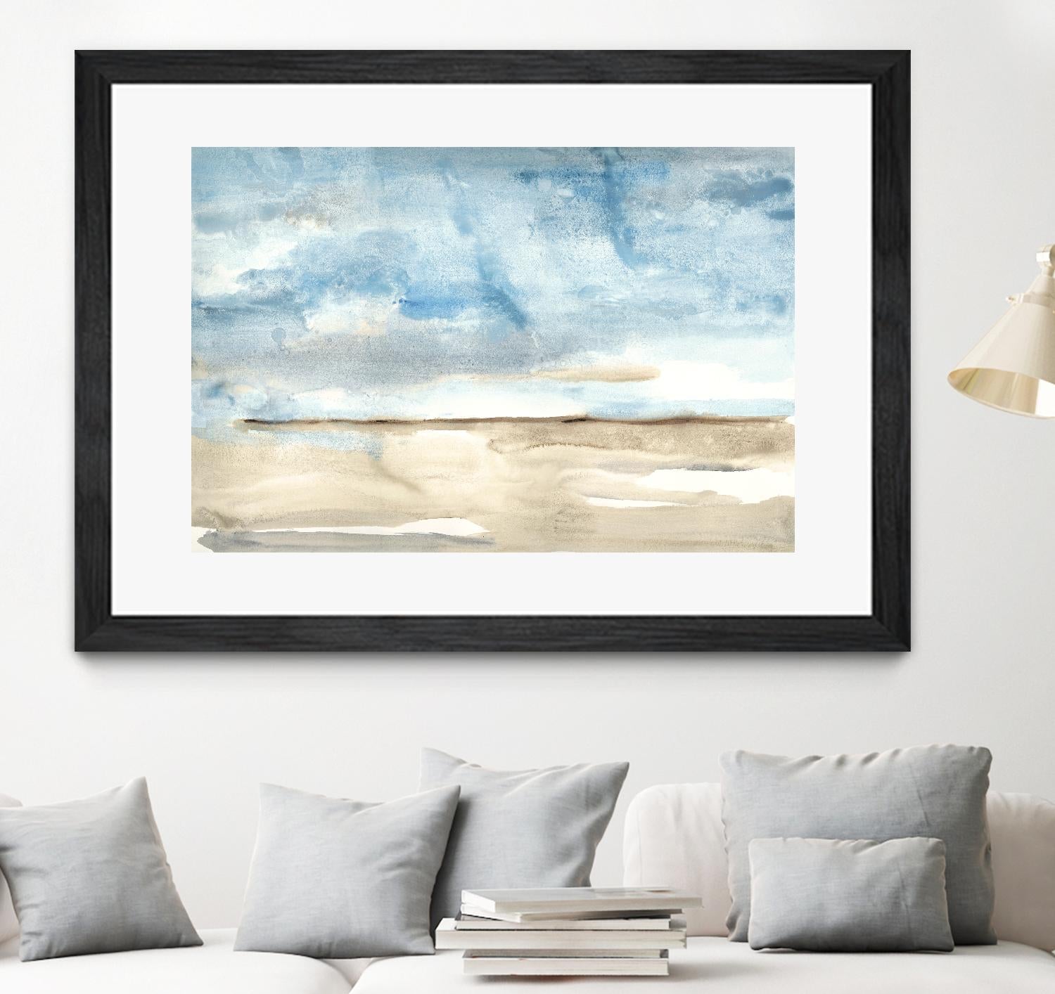 Landscape Watercolor 1 by Natasha Marie on GIANT ART - green abstract