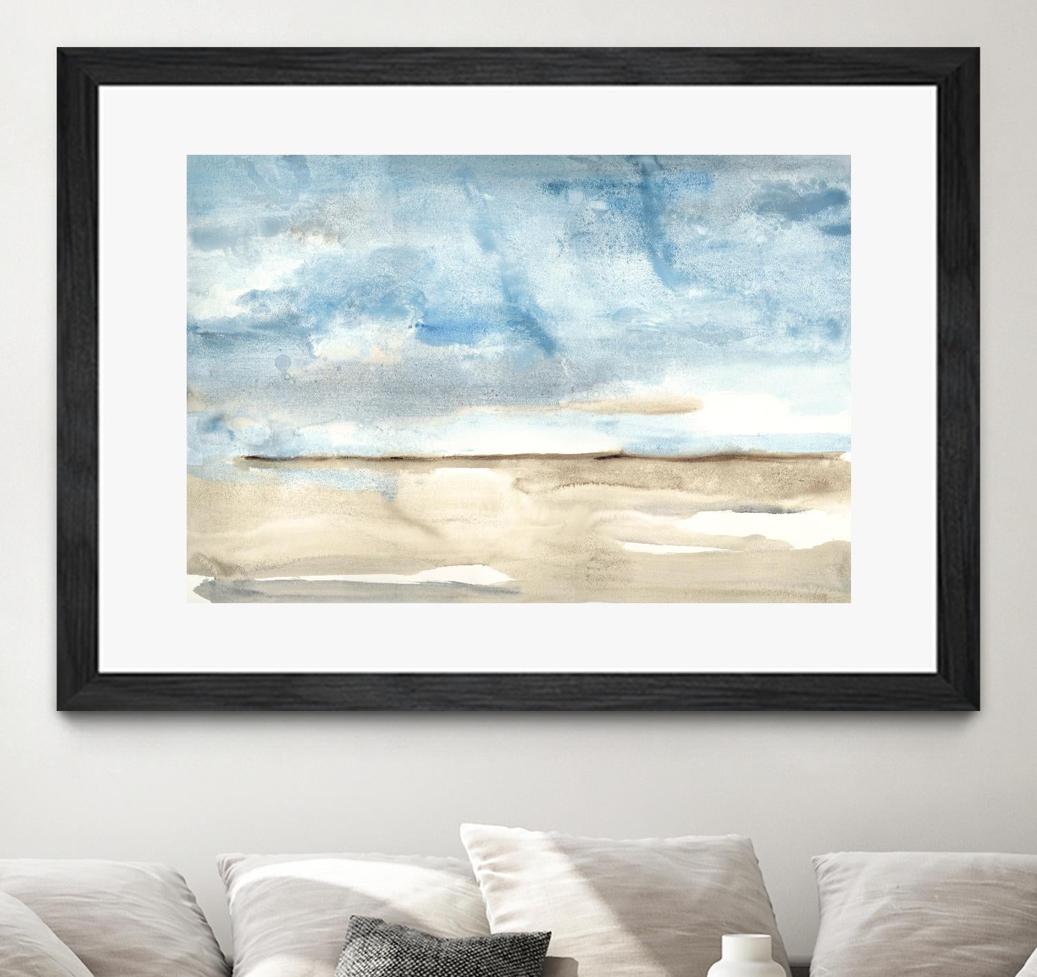 Landscape Watercolor 1 by Natasha Marie on GIANT ART - green abstract