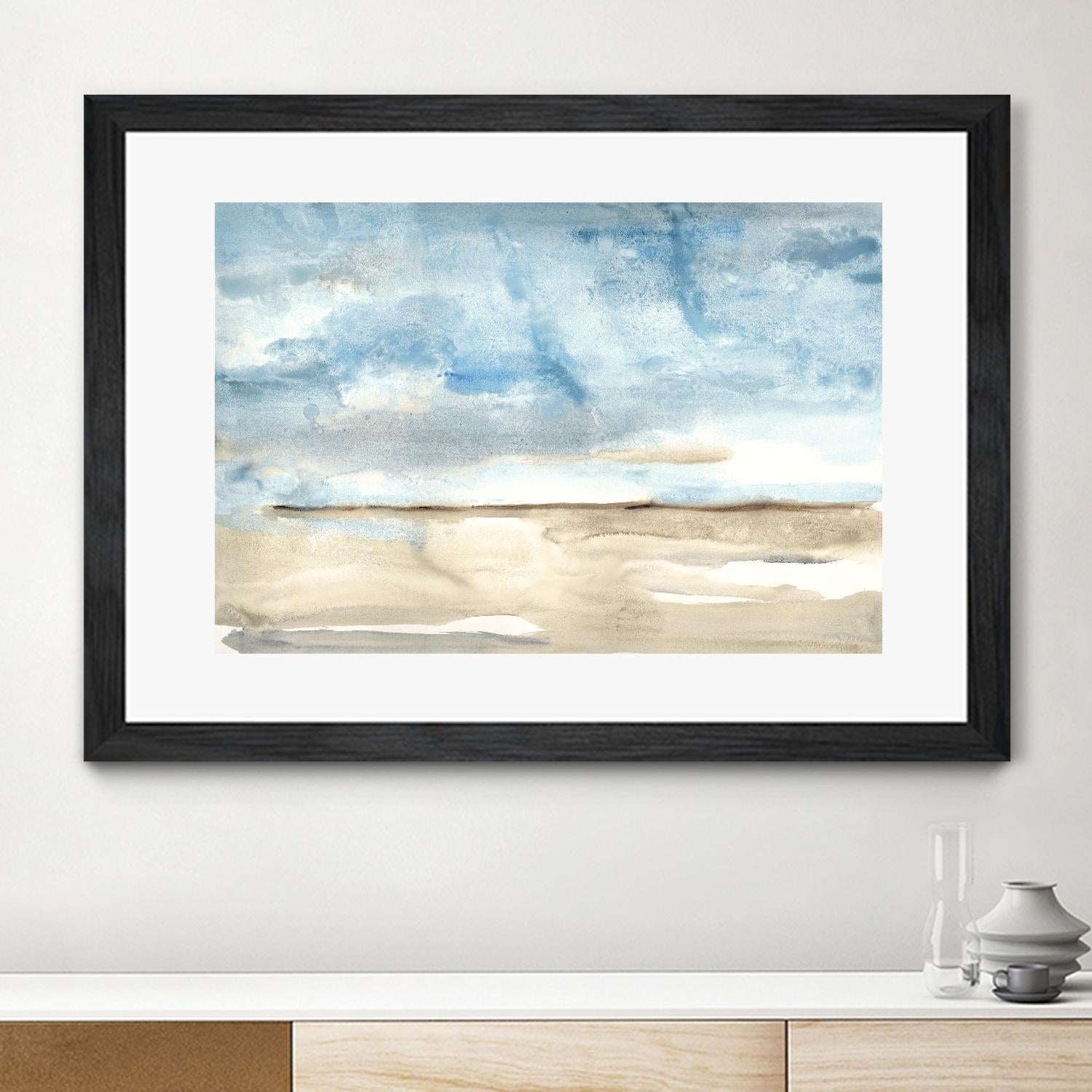 Landscape Watercolor 1 by Natasha Marie on GIANT ART - green abstract