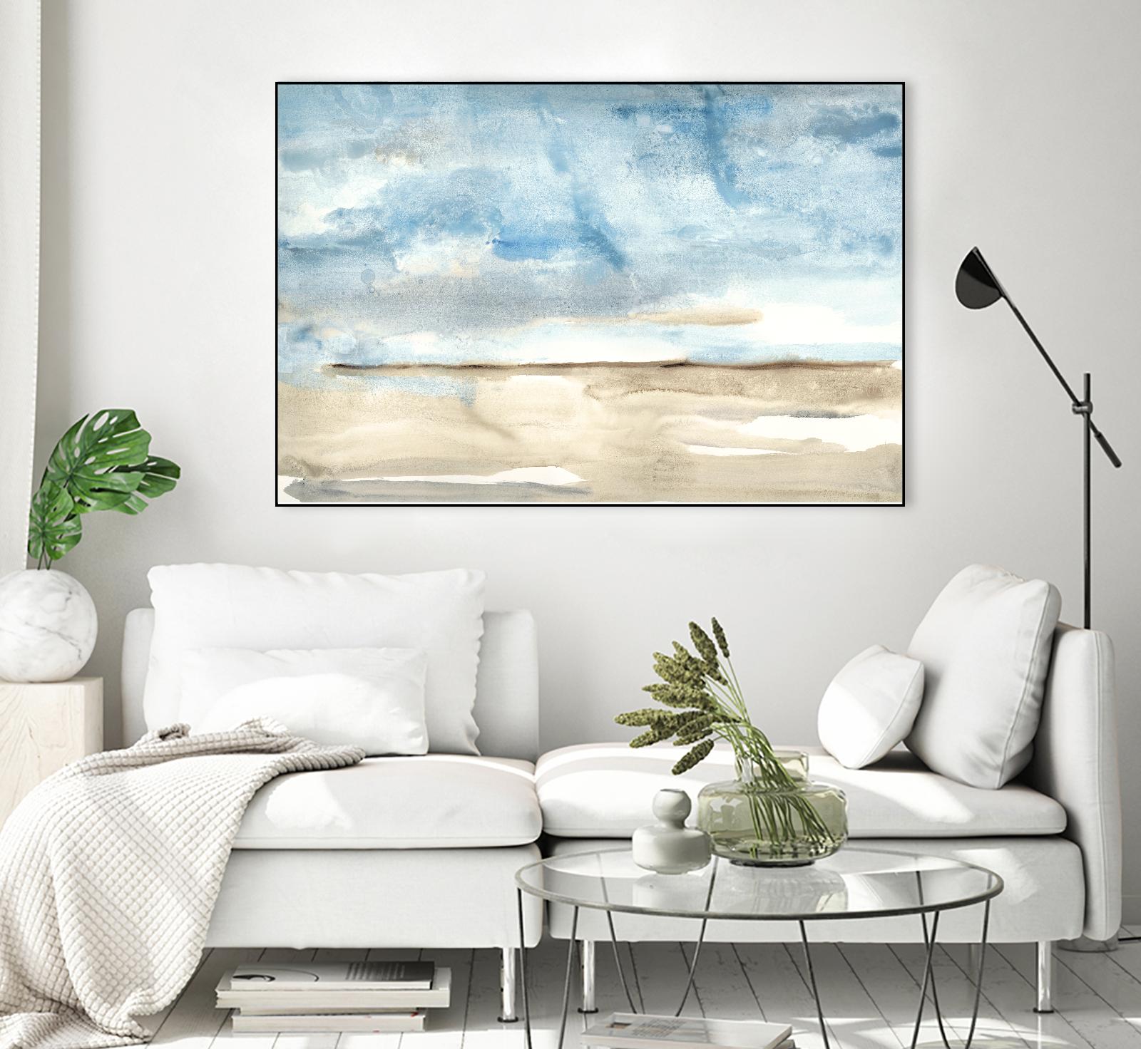 Landscape Watercolor 1 by Natasha Marie on GIANT ART - green abstract