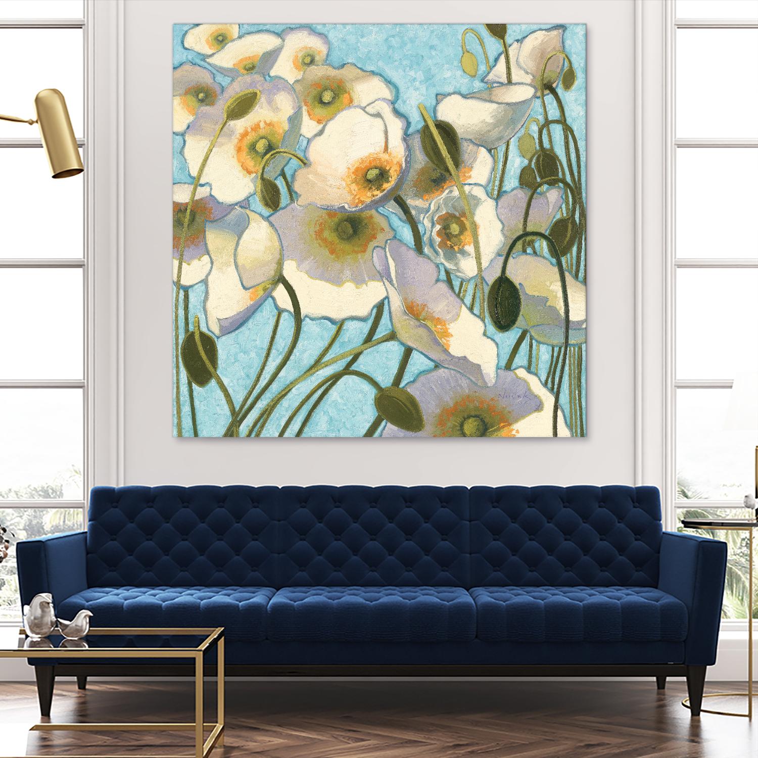 Chantilly by Shirley Novak on GIANT ART - yellow floral