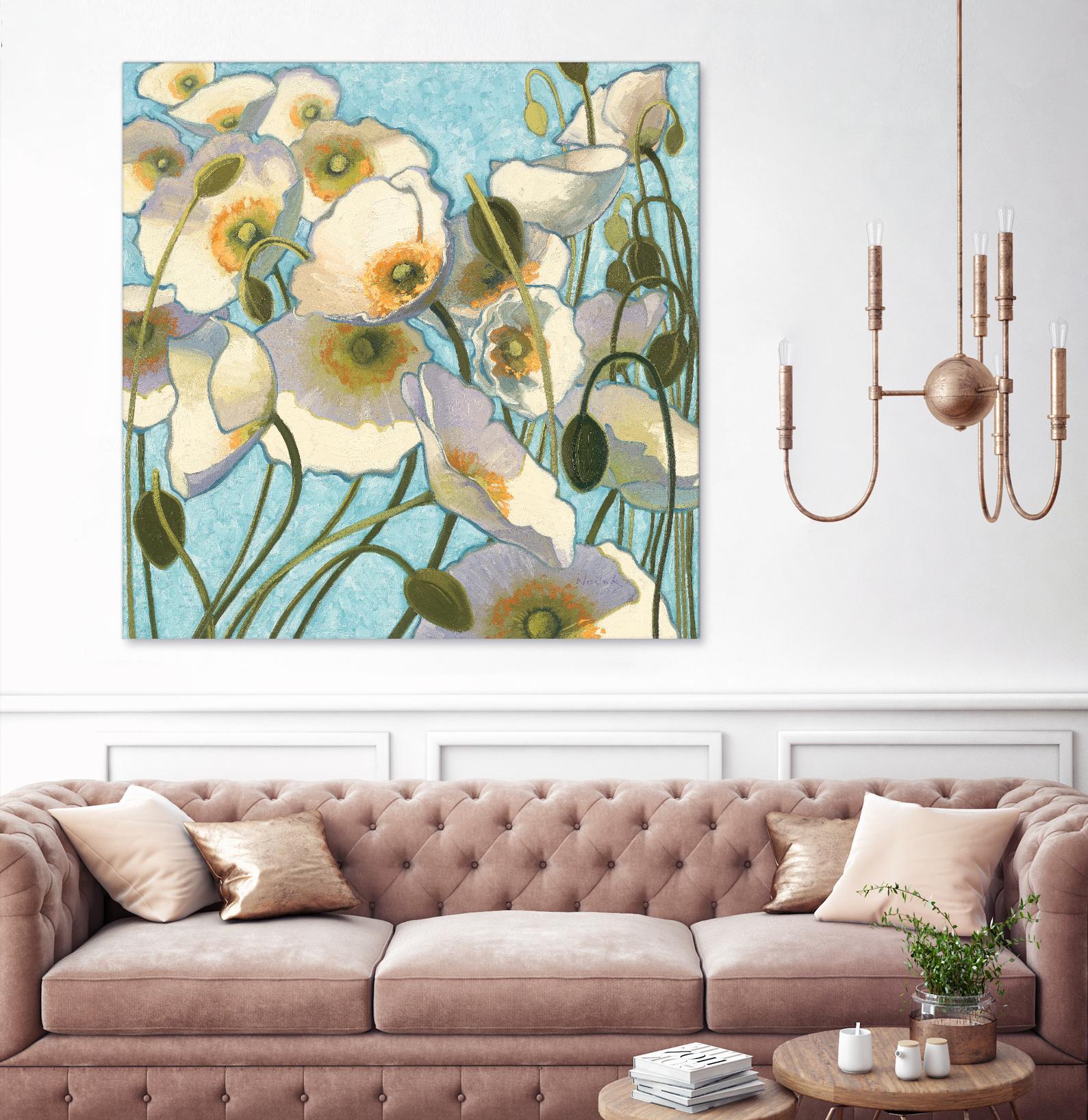 Chantilly by Shirley Novak on GIANT ART - yellow floral