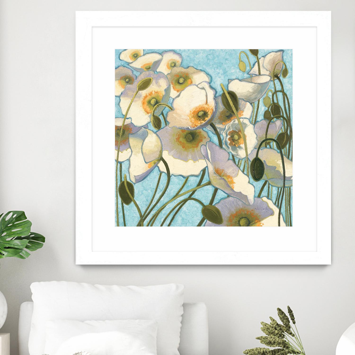 Chantilly by Shirley Novak on GIANT ART - yellow floral