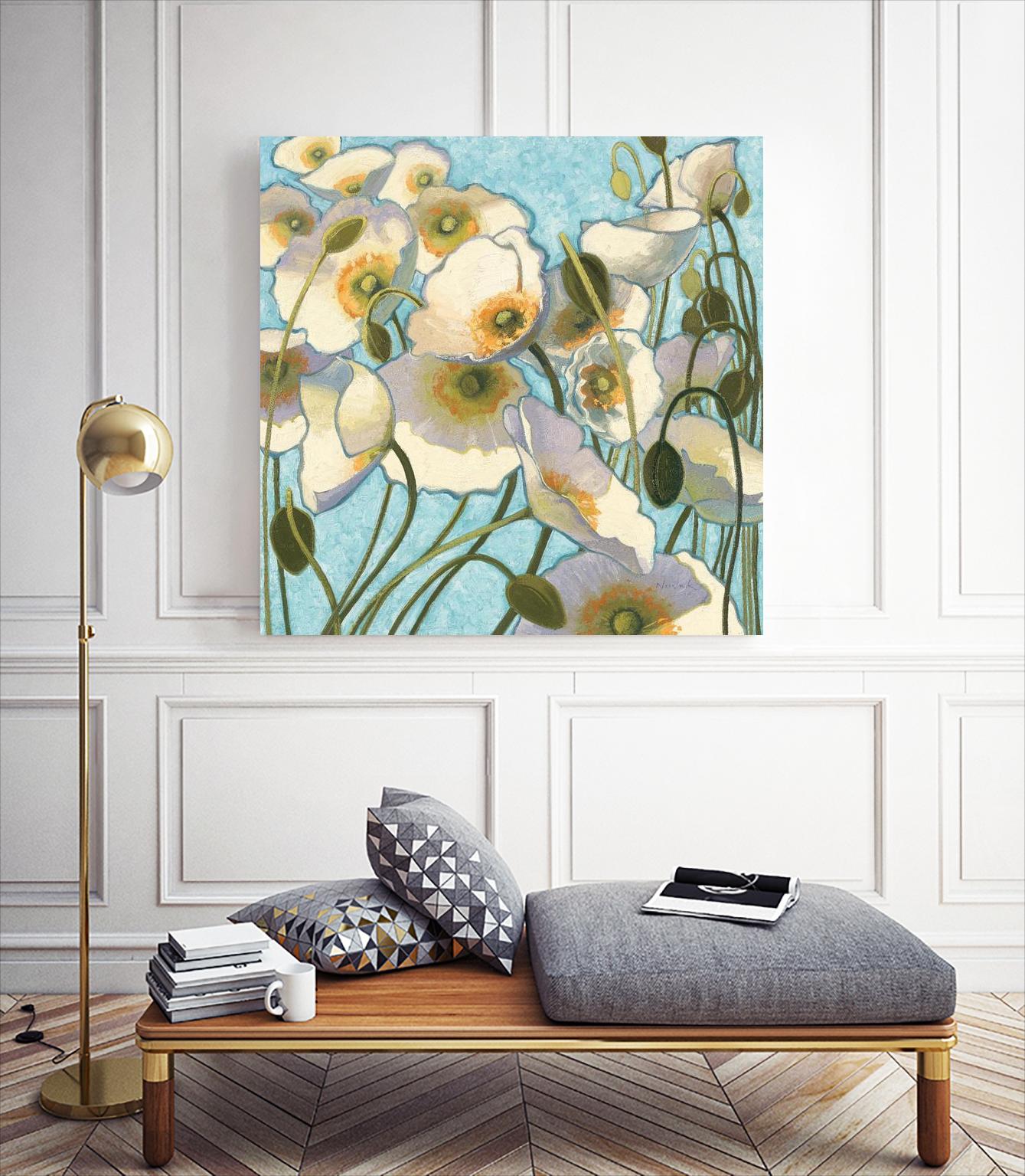 Chantilly by Shirley Novak on GIANT ART - yellow floral