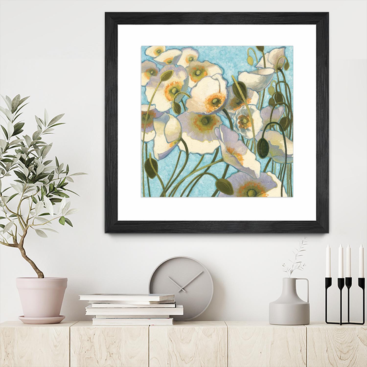 Chantilly by Shirley Novak on GIANT ART - yellow floral