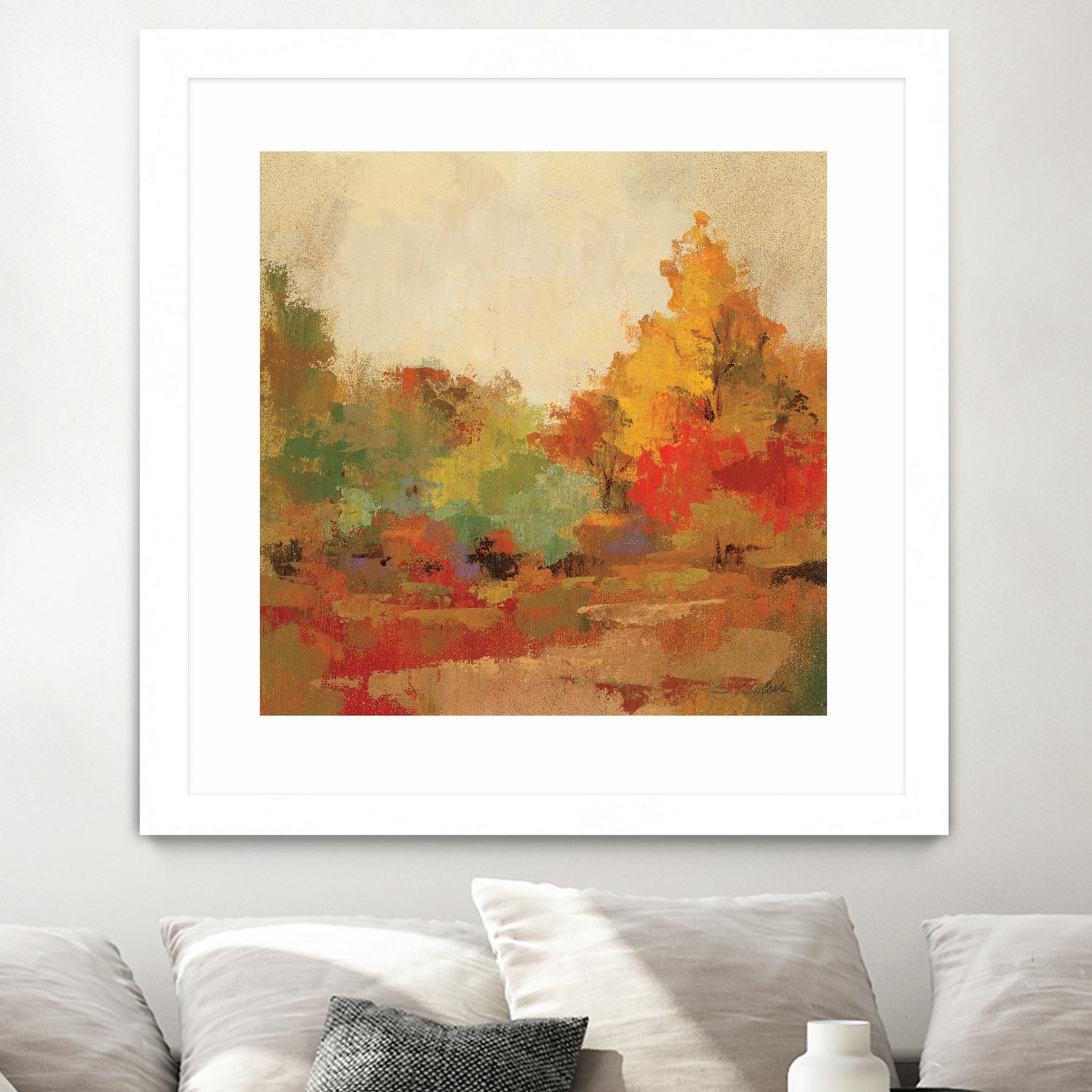 Fall Forest II by Silvia Vassileva on GIANT ART - yellow landscape