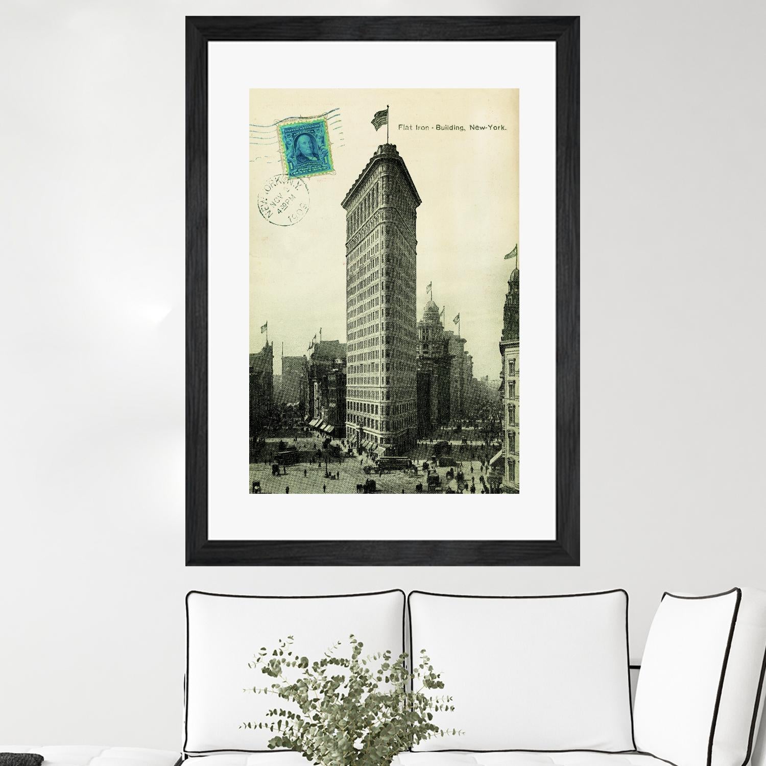 Flat Iron by Portfolio on GIANT ART - grey vintage