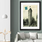 Flat Iron by Portfolio on GIANT ART - grey vintage